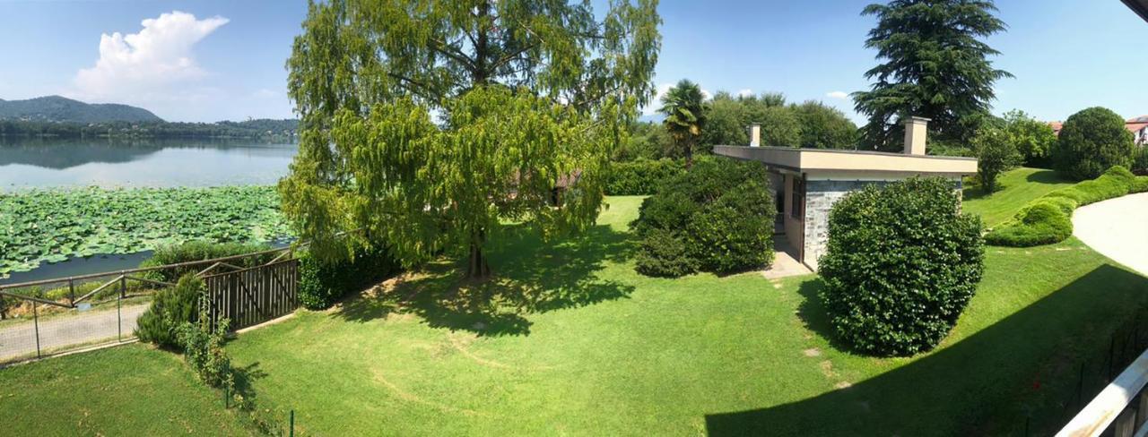 Casa Gaiani Villetta In Riva Al Lago Vista Mozzafiato Varano Borghi Екстериор снимка